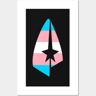 Pride Trans Treksphere Logo Posters and Art